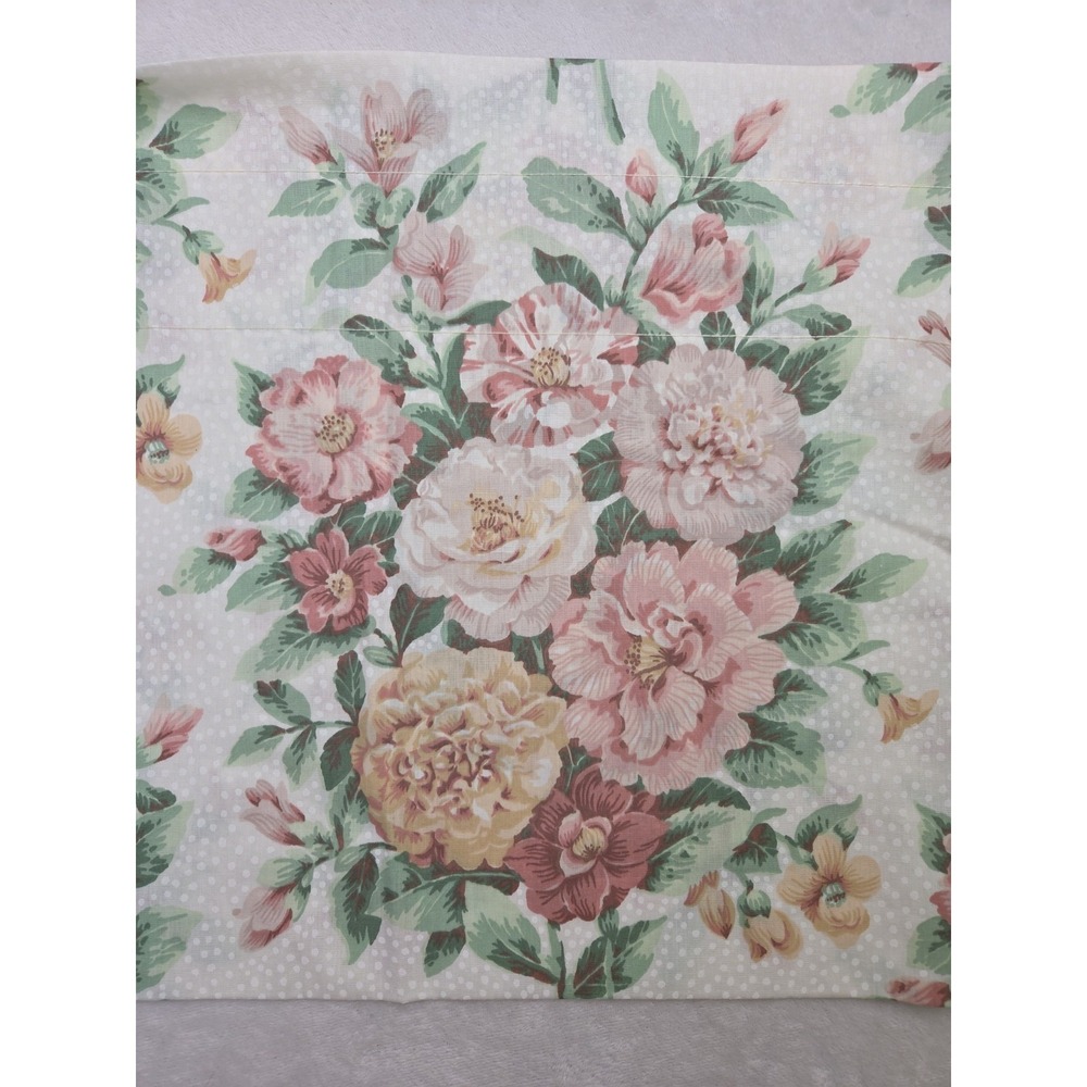 Vintage 80 90s Cottagecore Grandmillennial Floral Valances Dots Romantic Set